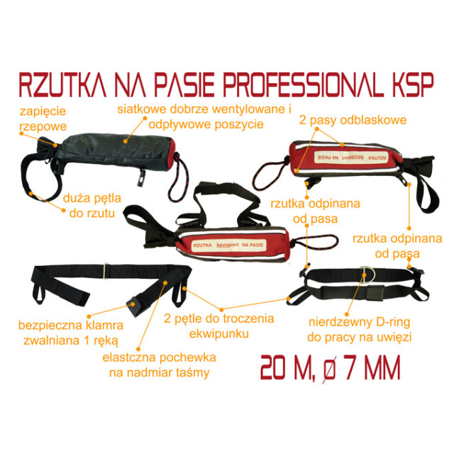 RZUTKA NA PASIE KSP 20x7 PROFESSIONAL (ograniczona dostępność) — zdjęcie 1