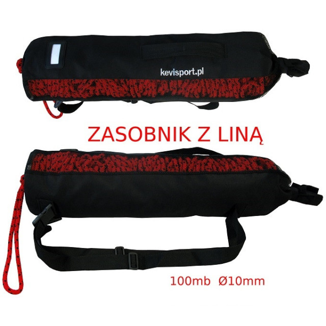 Zasobnik z liną 100m x 10mm — zdjęcie 1