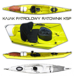 KAJAK PATROLOWY RATOWNIK KSP (aktualnie dostępny w kolorze białym)