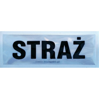 Naszywka odblaskowa mała STRAŻ