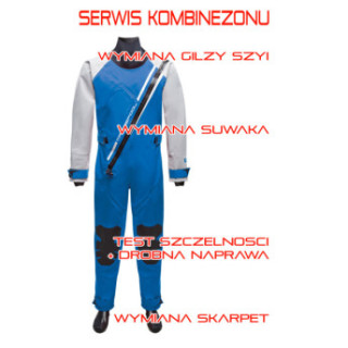 NAPRAWA/SERWIS KOMBINEZONU - WYMIANA GILZY SZYI