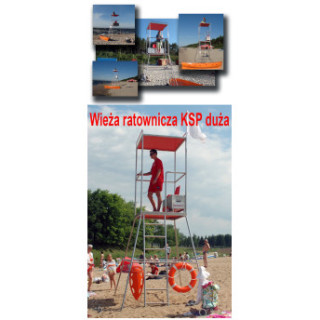 WIEŻA RATOWNICZA DUŻA KSP (PLAŻOWA - KĄPIELISKOWA)