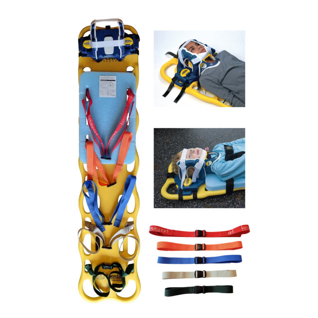 Zestaw 3S PEDI-PAD KSP: Deska ortopedyczna BaXstrap+ Unieruchomienie SpeedBlocks+ podkładka pediatryczn — zdjęcie 1