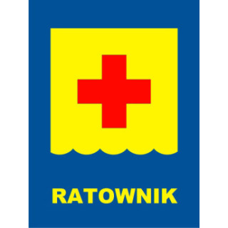 Znak informacyjny 80/60 PUNKT MEDYCZNY / RATOWNIK