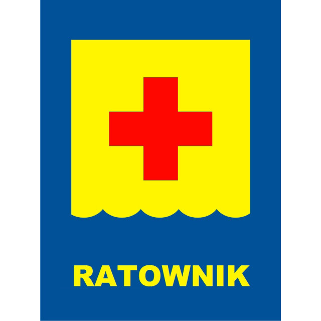 Znak informacyjny 80/60 PUNKT MEDYCZNY / RATOWNIK — zdjęcie 1
