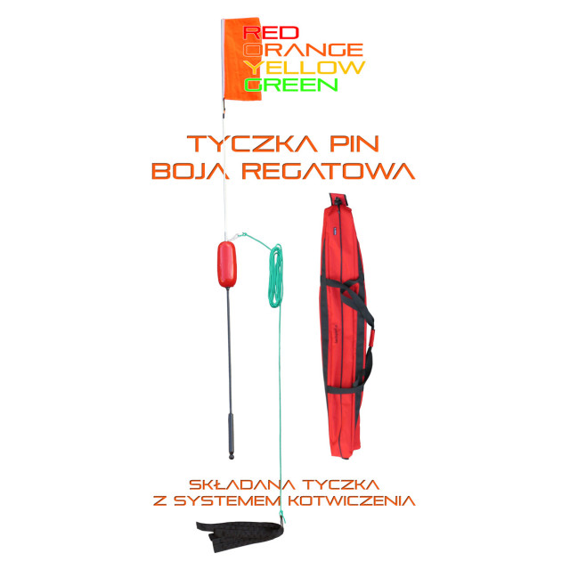 TYCZKA PIN / BOJA REGATOWA / POLE / RACE BUOY — zdjęcie 1