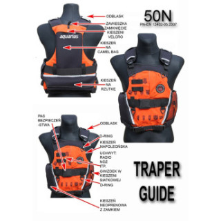 Kamizelka asekuracyjna AQ Traper GUIDE