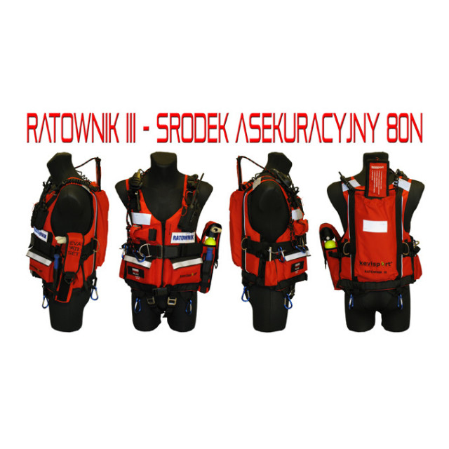 Kamizelka asekuracyjna RATOWNIK III KSP 2014 (80N) (wydłużony czas realizacji) — zdjęcie 1