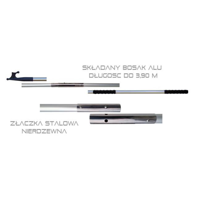 BOSAK RATOWNICZY SKŁADANY ALU KSP 3.90M — zdjęcie 1