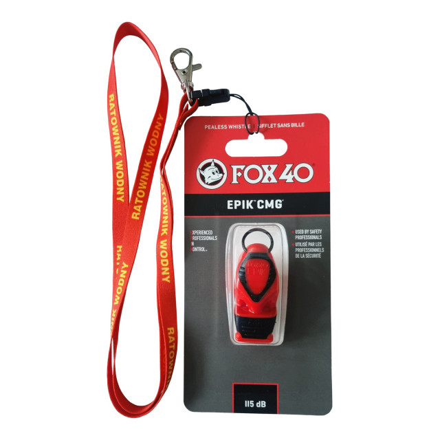 Gwizdek FOX40 EPIK + smycz RW — zdjęcie 1